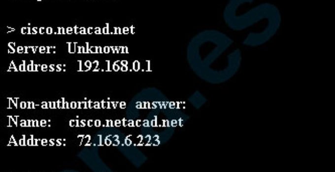 CCNA1 v5.1 Capítulo 10 Examen Español
