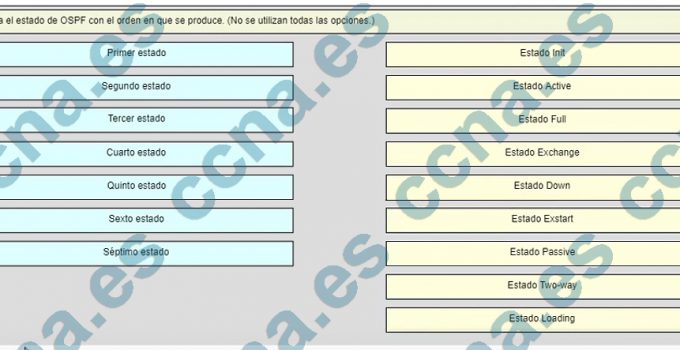 CCNA3 v6 Capítulo 8 Examen Español